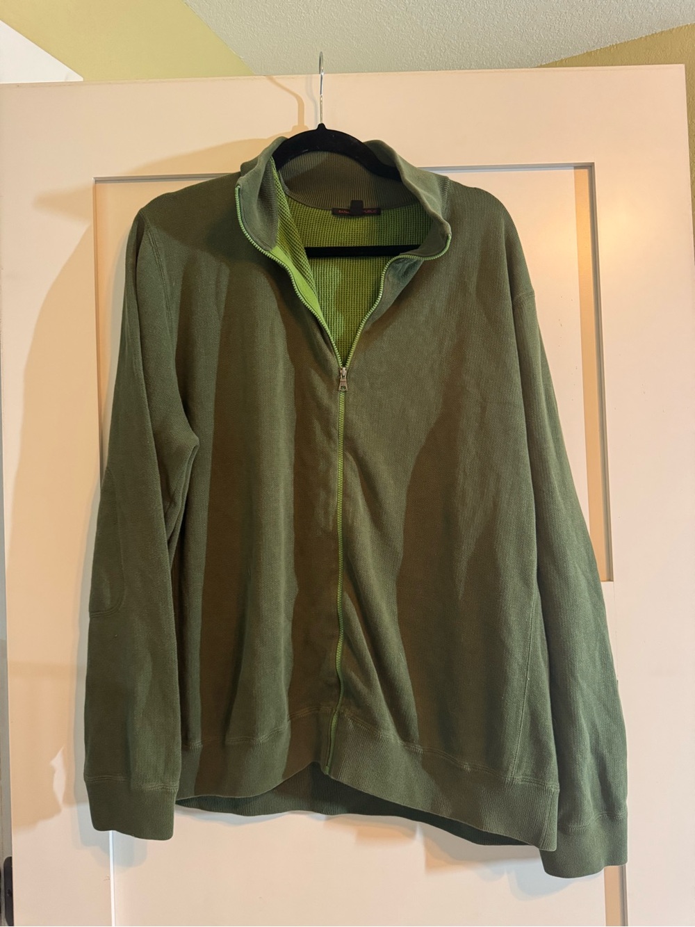 Banana republic Olive Green Full-Zip Jacket
